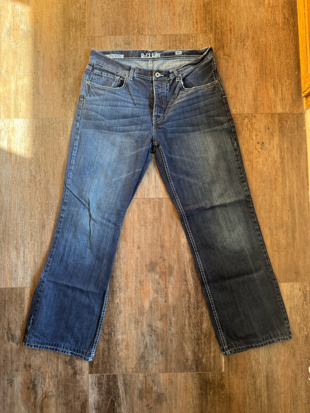 Men's Reclaim The Buckle Bootleg Jeans 36X34